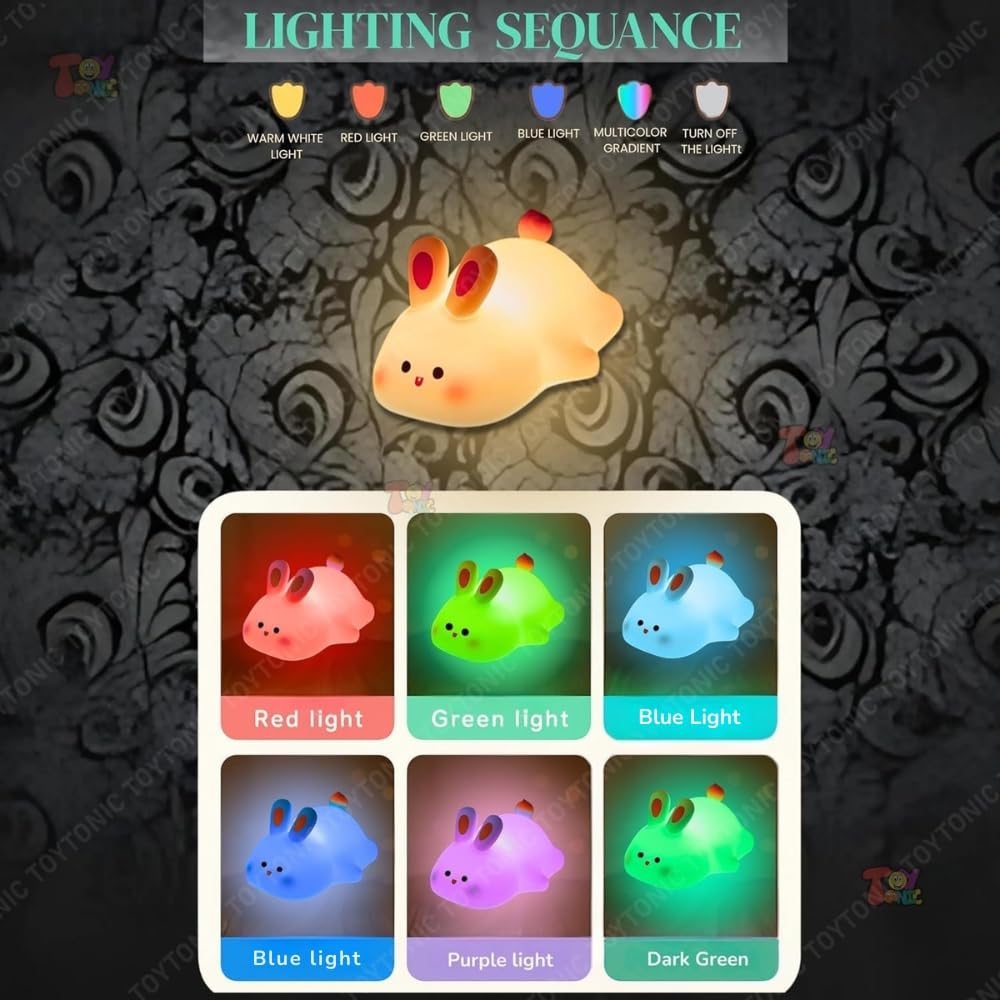 Big Face Rabbit Night Light